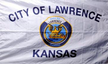 [Flag of Lawrence, Kansas]