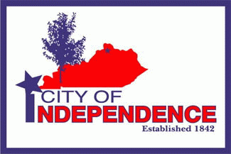 [Flag of City of Independence, Kentucky]