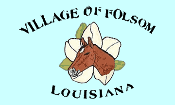 [Flag of Folsom, Louisiana]