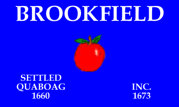 [Flag of Brookfield, Massachusetts]