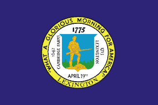 [Flag of Lexington, Massachusetts]