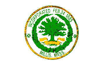 [Flag of Millis, Massachusetts]