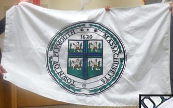 [Flag of Plymouth, Massachusetts]