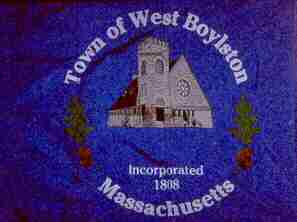 [Flag of West Boylston, Massachusetts]
