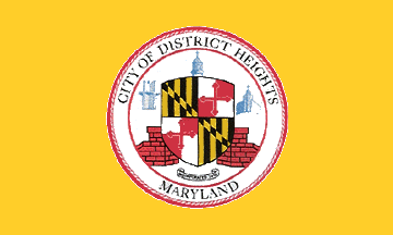 [Flag of District Heights, Maryland]