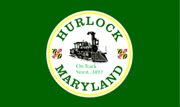 [Flag of Hurlock, Maryland]