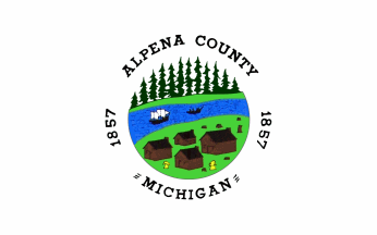 [Flag of Alpena County, Michigan]