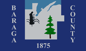 [Flag of the Baraga County, Michigan]