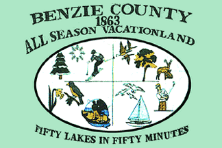[Flag of Benzie County, Michigan]