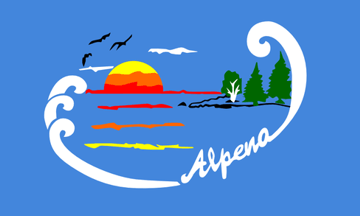 [Flag of Alpena, Michigan]