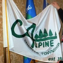 [Flag of Alpine Township, Michigan]