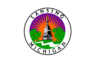 [Flag of Lansing, Michigan]
