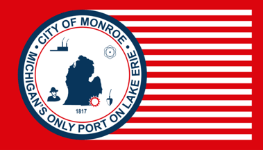 [Flag of Monroe, Michigan]