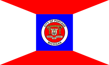 [Flag of Portage, Michigan]