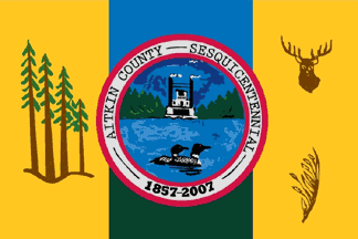 [Flag of Aitkin County, Minnesota]