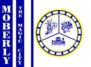 [flag of Moberly, Missouri]