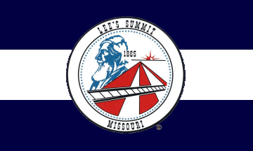 [flag of Lee's Summit, Missouri]