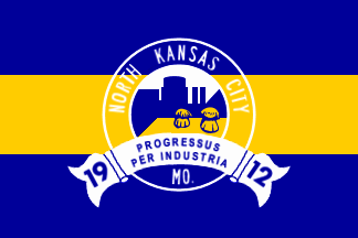 [flag of North Kansas City, Missouri]