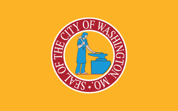 [flag of Washington, Missouri]