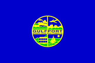 [flag of Gulfport, Mississippi]