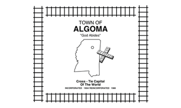 [flag of Algoma, Mississippi]