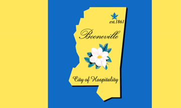 [flag of Booneville, Mississippi]