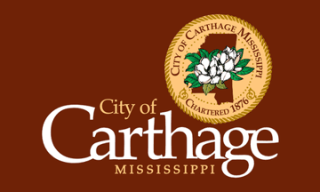 [flag of Carthage, Mississippi]