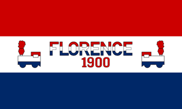 [flag of Florence, Mississippi]