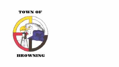 [Flag of Browning, Montana]