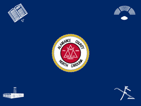 [flag of Alamance County, North Carolina]