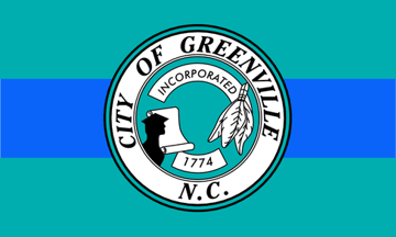 [flag of Greenville, North Carolina]