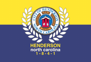 [flag of Henderson, North Carolina]
