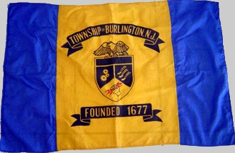 [Flag of Burlington Township, New Jersey]