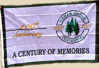 [100th anniversary Flag of Cedar Grove Township, New Jersey]