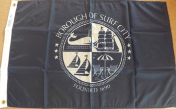 [Flag of Surf City, New Jersey]