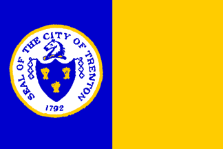 [Former flag of Trenton, New Jersey]