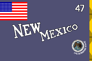 [First flag of New Mexico]