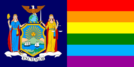 [New York Gay flag]
