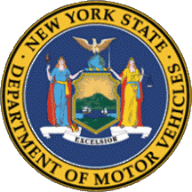 [Seal of New York State Department of Motor Vehicles]