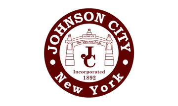 [Johnson City, New York flag]