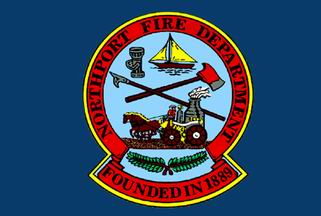 [Flag of Northport Fire Department, New York]