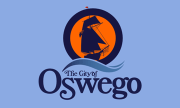 [Flag of Oswego City, New York]