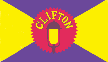 [Flag of Clifton neighborhood, Cincinnati, Ohio]