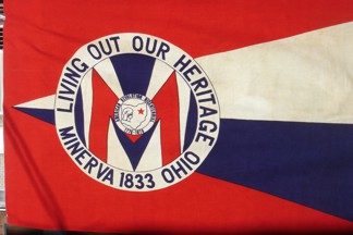 [Flag of Minerva, Ohio]