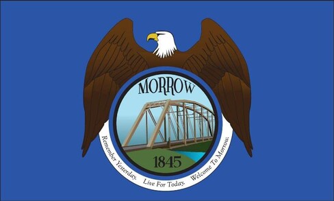 [Flag of Morrow, Ohio]