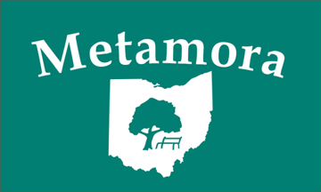 [Flag of Metamora, Ohio]