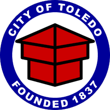 [Detail of flag of Toledo, Ohio]