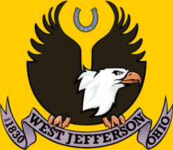 [Flag of West Jefferson, Ohio]