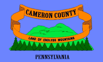 [Cameron County, Pennsylvania Flag]