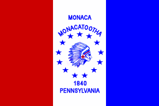 [Monaca, Pennsylvania Flag]